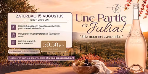 Une Partie de Julia – Rose All Day — Muziek in Almere