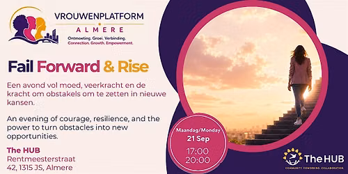 Fail Forward & Rise — lezing in Almere