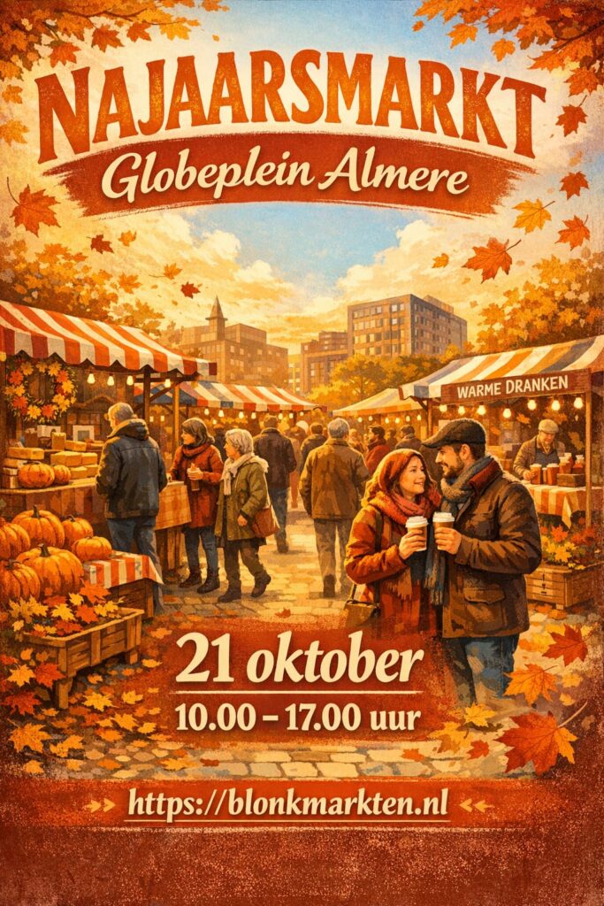 Najaarsmarkt Globeplein in Almere