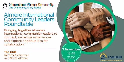 Almere Communities Leaders Roundtable — lezing in Almere