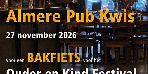 Almere Pub Kwis,  de APK voor je kennis — uitgaan in Almere