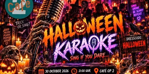 Halloween karaoke — uitgaan in Almere